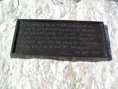 Figuratieven - Plaquette eerste vlucht