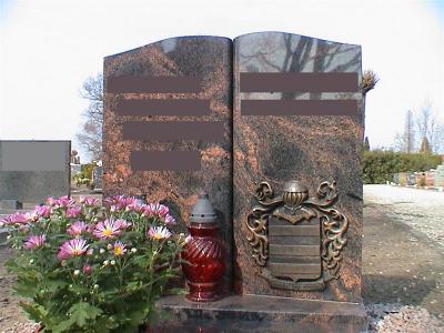 Grafmonumenten - Grafmonument Familiewapen